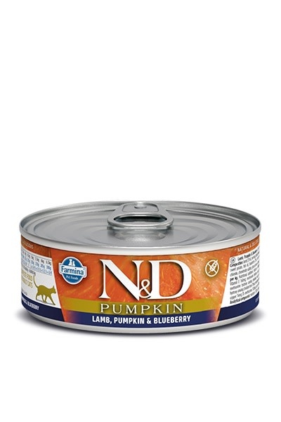Farmina N&D Pumpkin Cat Food Canned Lamb & Blueberry