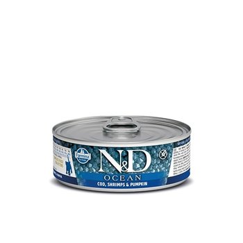 Farmina N&D Ocean Kitten Food Canned Cod, Shrimp & Pumpkin