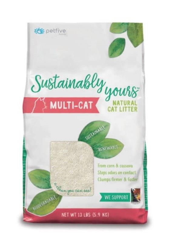 Sustainably Yours Multi-Cat Biodegradable Clumping Cat Litter