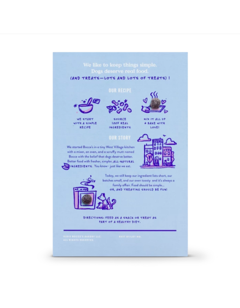 Bocce's Bakery Peanut Butter & Blueberry Crispies 10oz