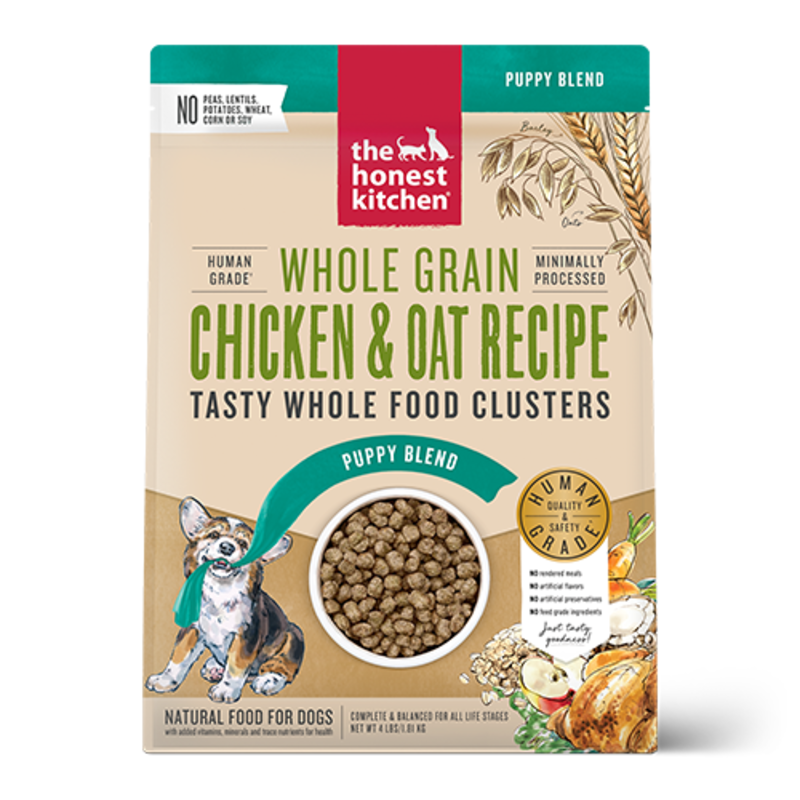 The Honest Kitchen Food Clusters Whole Grain Puppy Chicken