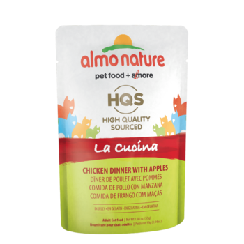 Almo Nature Hqs La Cucina Pocket Chicken With Apple in  Jelly 55g