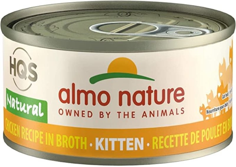 Almo Nature Hqs Natural Kitten Chicken Recipe 70g