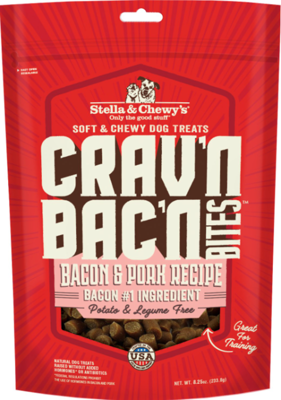 Stella & Chewy's Crav'n Bac'n Bites - Bacon & Pork Recipe 8.25