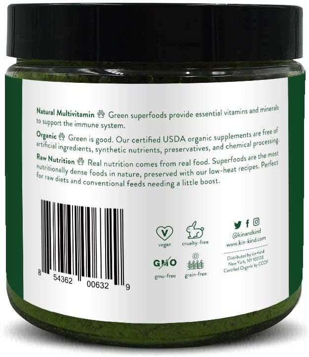 Kin+Kind Seaweed and Wheatgrass Multivitamin 4oz