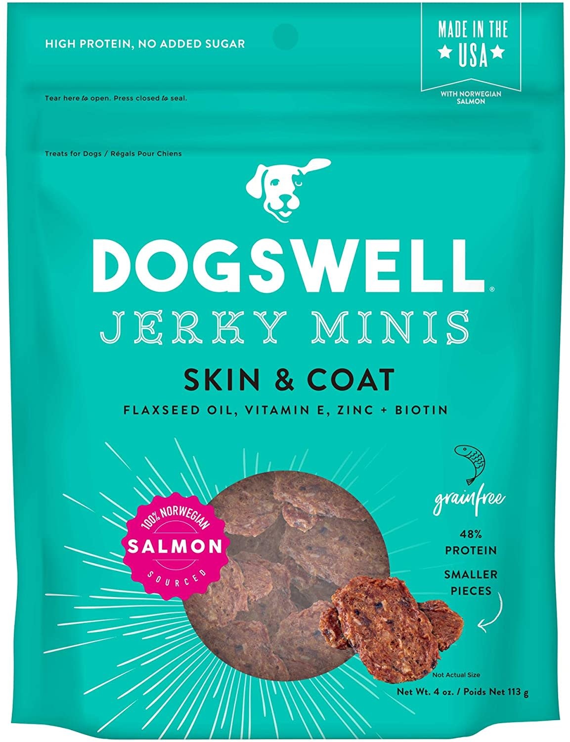 Dogswell Mini Salmon Jerky