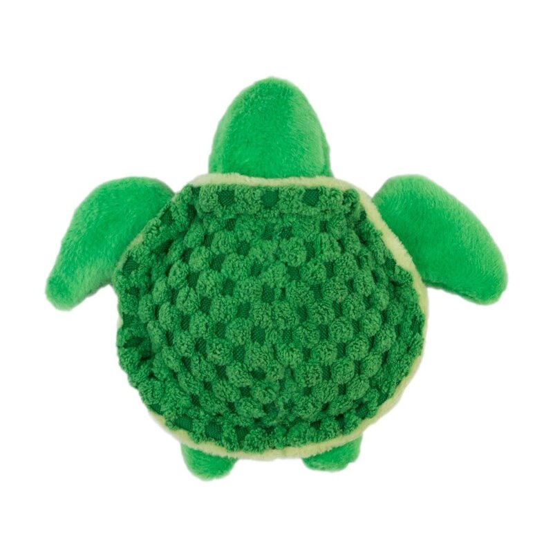 Tall Tails Plush Turtle Squeaker Toy - 4"
