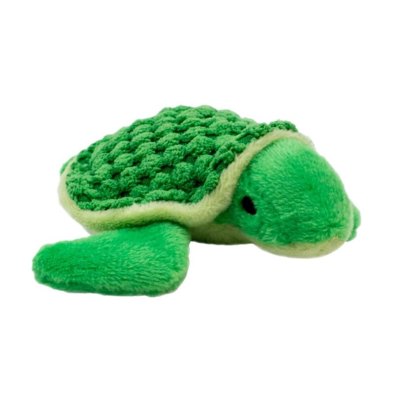 Tall Tails Plush Turtle Squeaker Toy - 4"