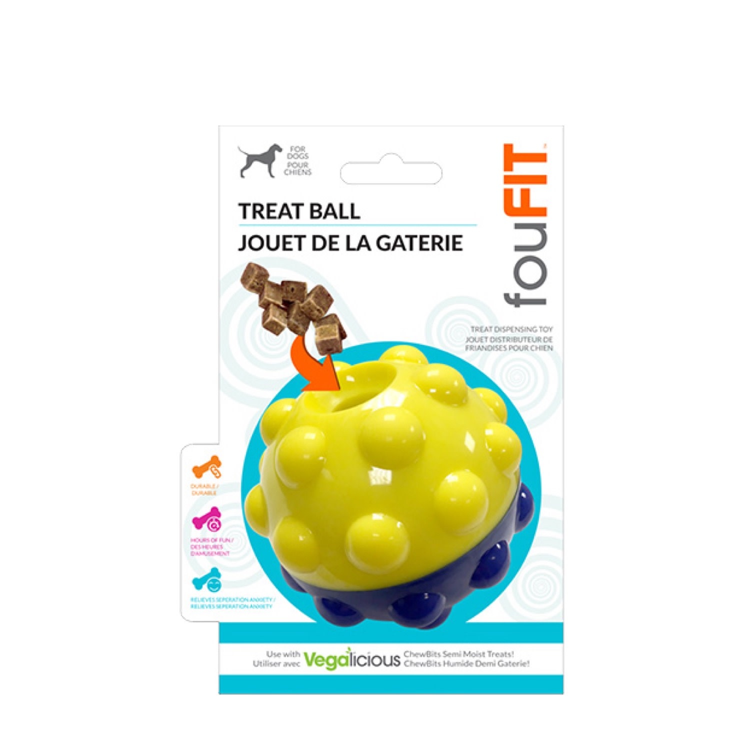 Fou Fou Bumper Treat Ball Medium