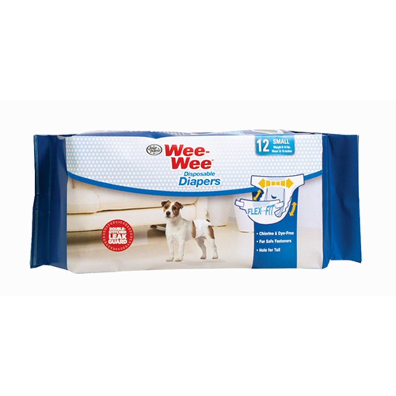 Four Paws Wee-wee Disposable Diapers 12pk