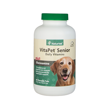 NaturVet Vita Pet Senior Tabs with Glucosamine 60ct