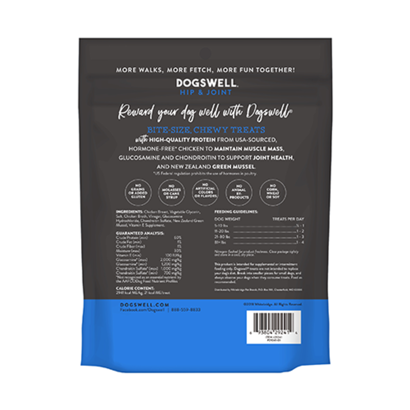 Dogswell Hip & Joint Mini Chicken Jerky 4oz
