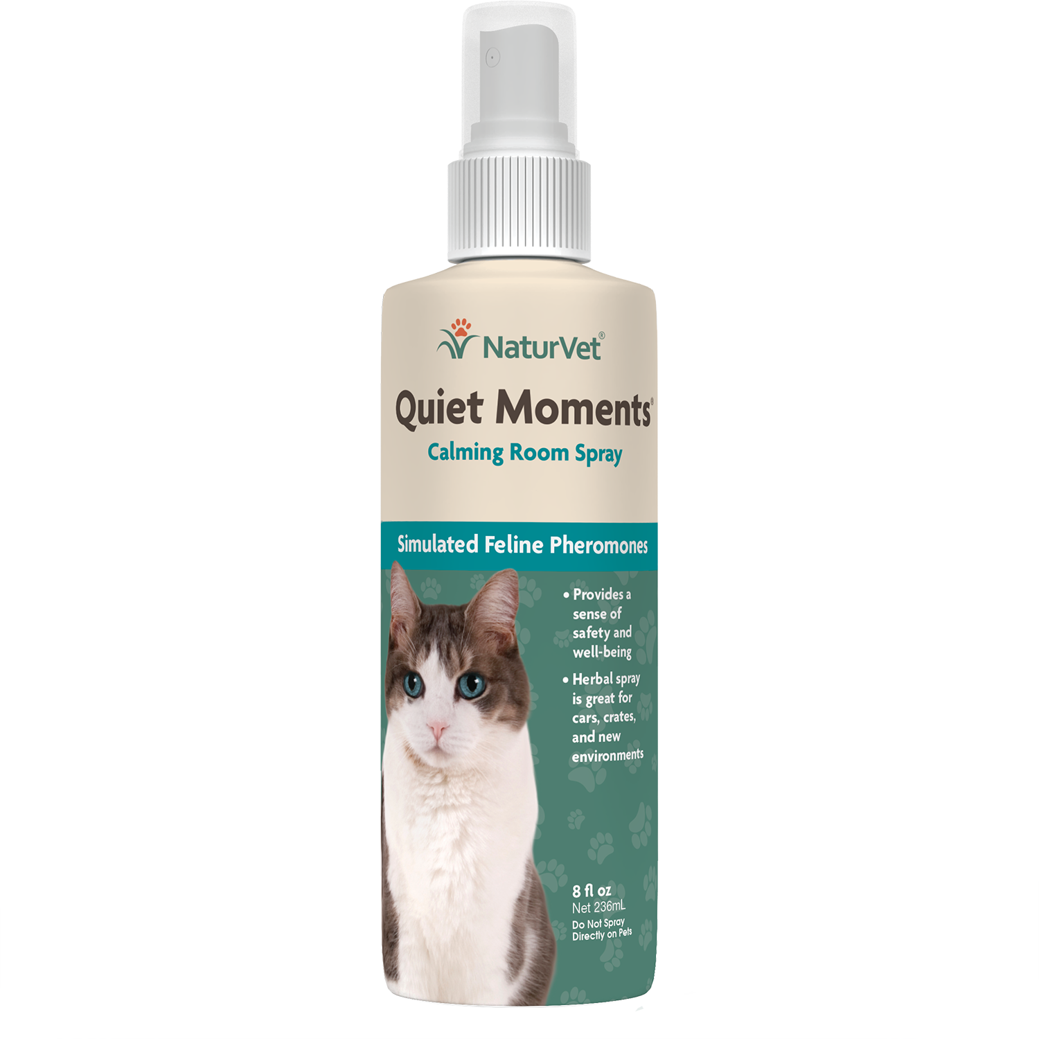 NaturVet Quiet Moments Cat 8oz