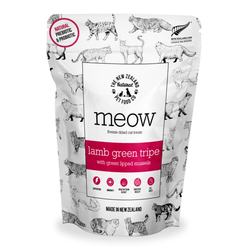 The New Zealand Natural Pet co. Meow Lamb Green Tripe