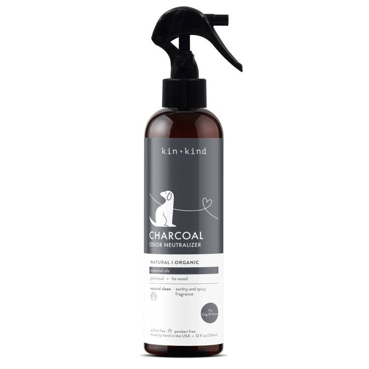 Kin Kind Charcoal Dog Odor Neutralizer Spray 12 oz