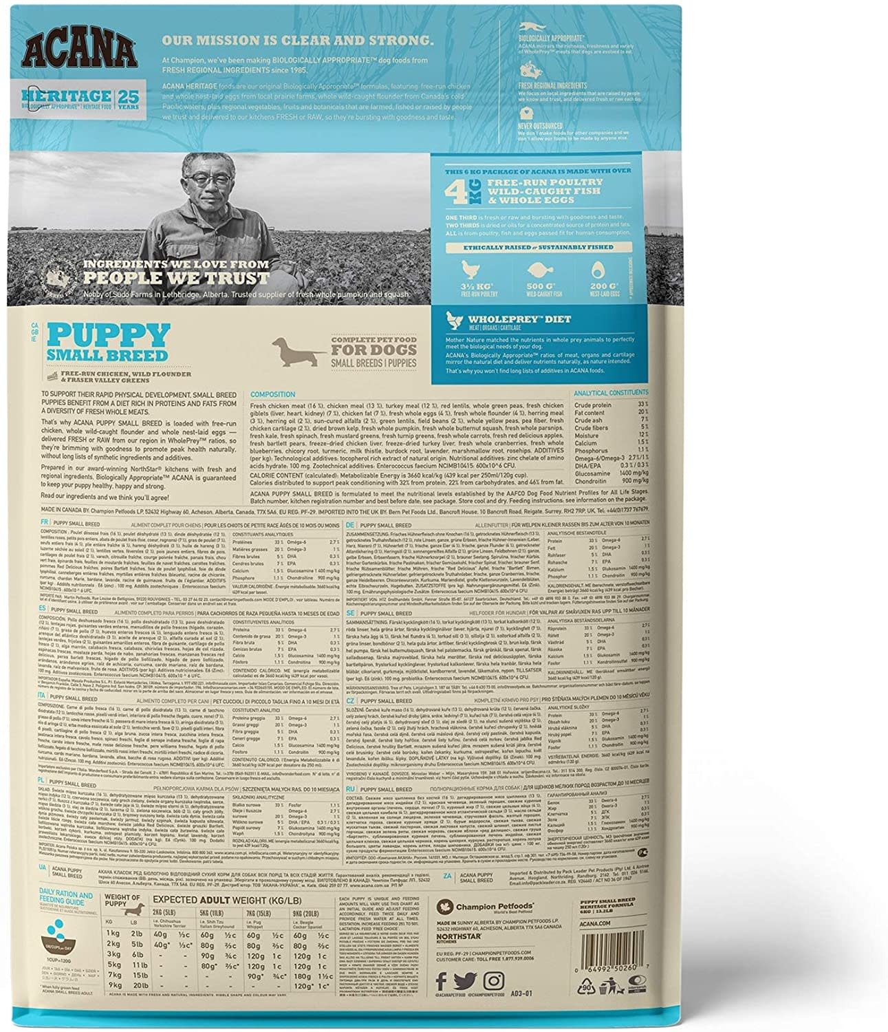 Acana Acana Dog  Puppy Small Breed