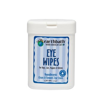 EarthBath Eye Wipes Tear Stain Remover 25ct