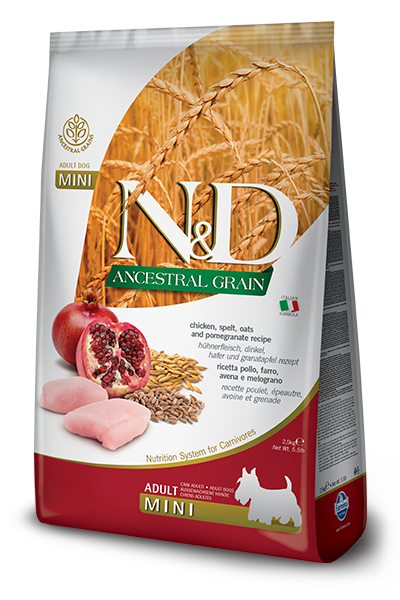 Farmina N&D Ancestral Low Grain Dog Chicken & Pomegranate Mini