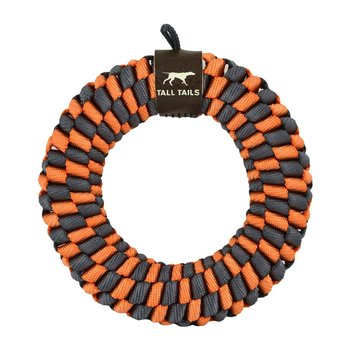 Tall Tails Braided 5" Ring - Orange & Charcoal