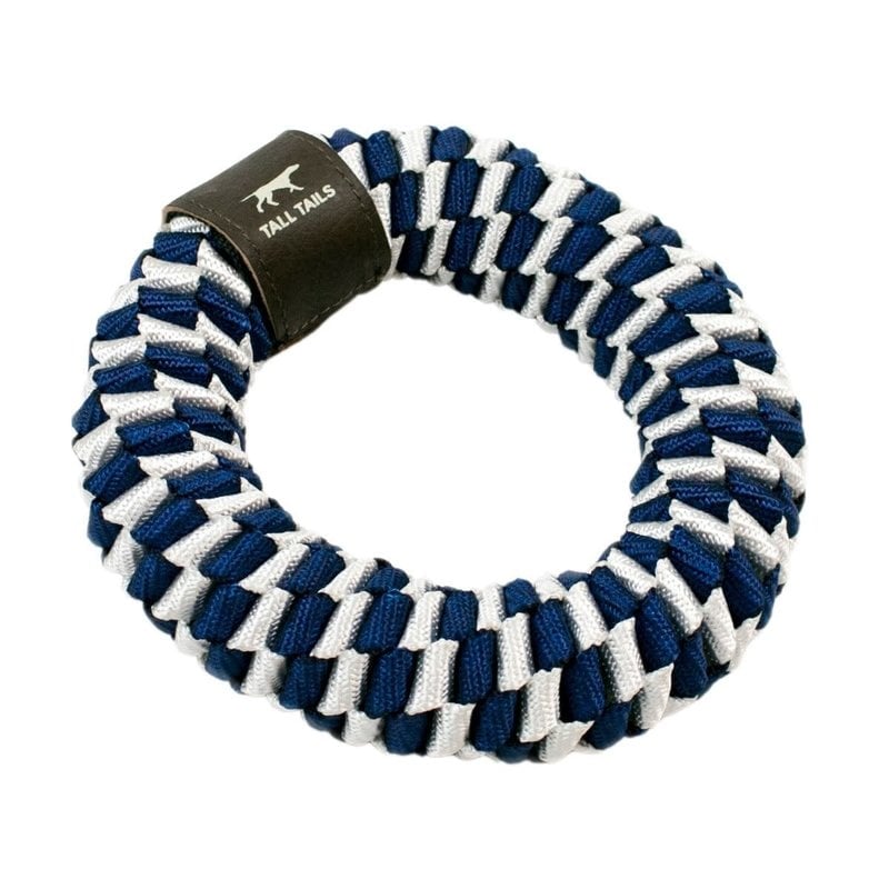 Tall Tails Braided 6" Ring - Navy Blue & Soft Grey
