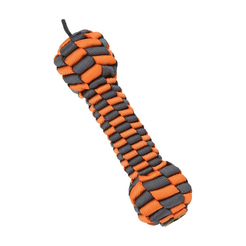 Tall Tails Braided 9" Bone - Orange & Soft Grey