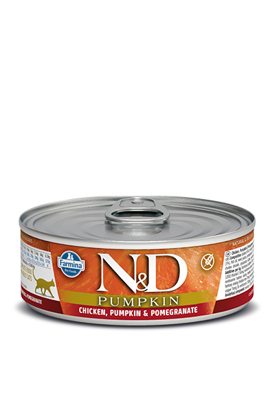 Farmina N&D Pumpkin Cat Food Canned Chicken & Pomegranate 2.8oz
