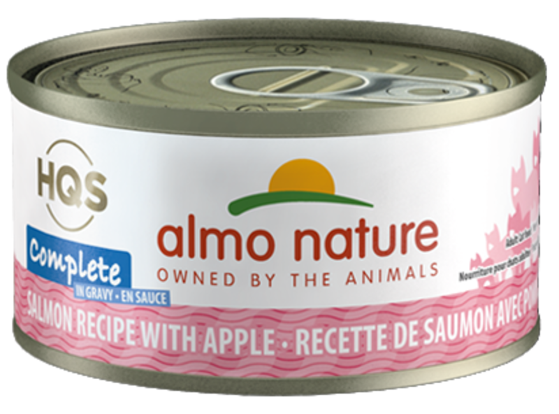 Almo Nature HQS Complete Cat Salmon with Apple in Gravy 70g