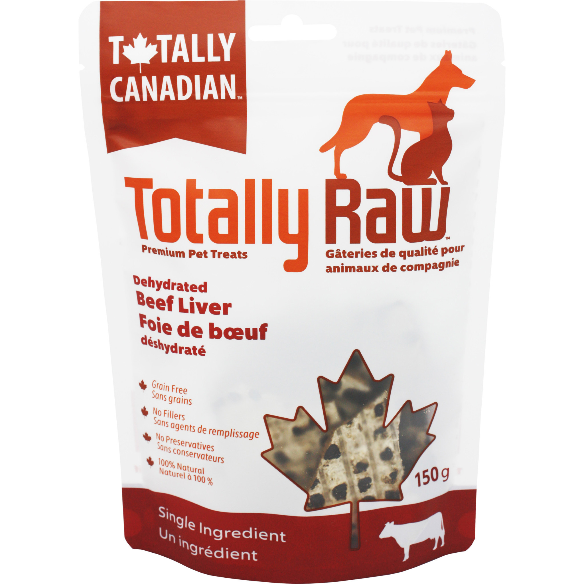 Totally Raw Pet Food Beef Liver - 150g