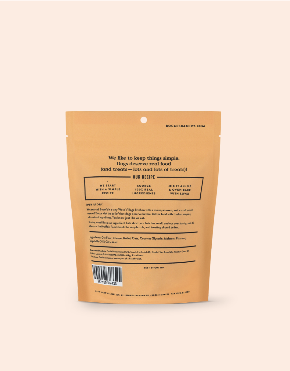 Bocce's Bakery Cheese Basic Soft & Chewy 6oz