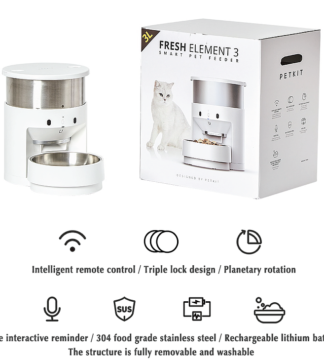 Petkit Fresh Element 3 pet Feeder 3L