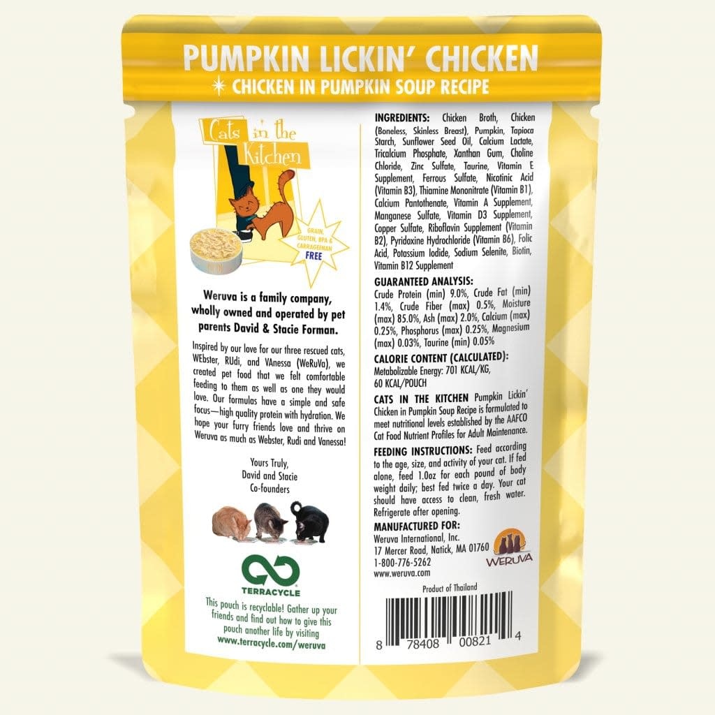 Weruva Pumpkin Lickin Chicken 3oz