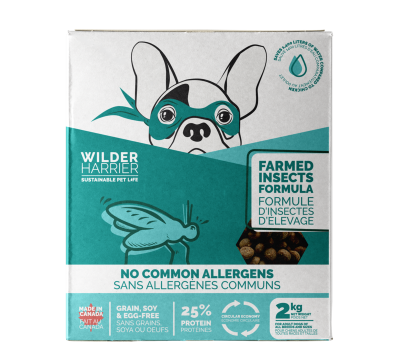 Wilder Harrier Wild Harrier Dry Dog Food Farmed Insects Formula 2kg
