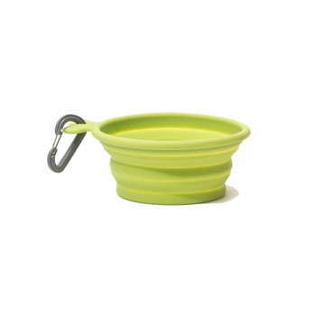 Messy Mutts Silicone Collapsible Bowl Green