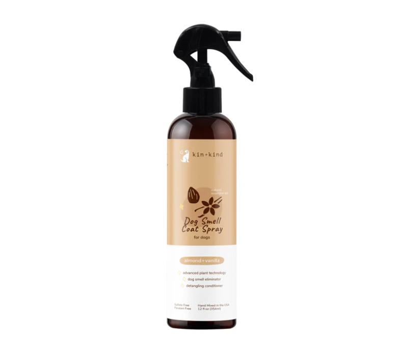 Kin+Kind Dog Smell Coat Spray - Almond + Vanilla - 12oz