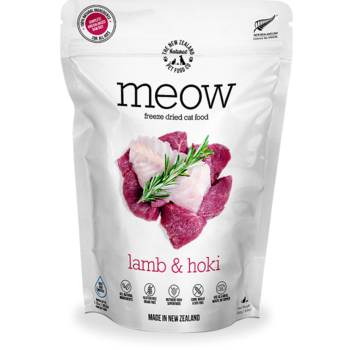 The New Zealand Natural Pet co. Meow Lamb & Hoki 1.76oz/50g
