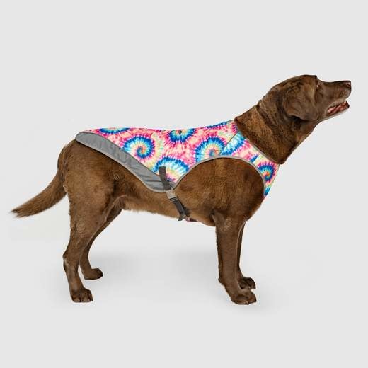 Canada Pooch Chill Seeker Cooling Vest TieDye