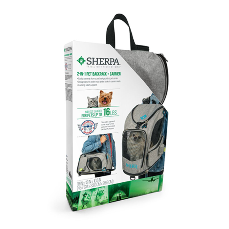 Sherpa Travel 2-in-1 Backpack Carrier