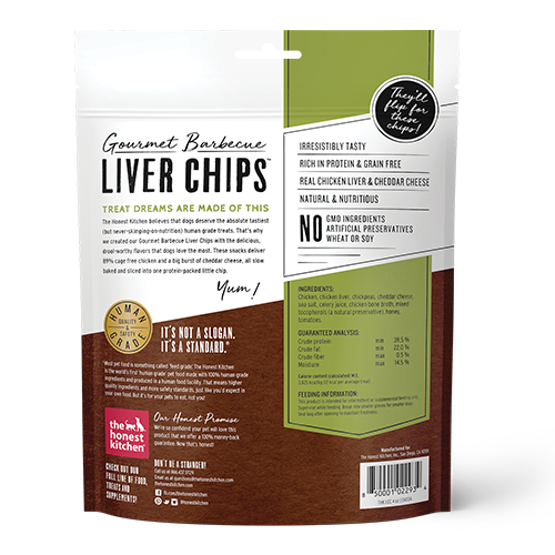 The Honest Kitchen BBQ Chicken Liver & Cheddar 4oz