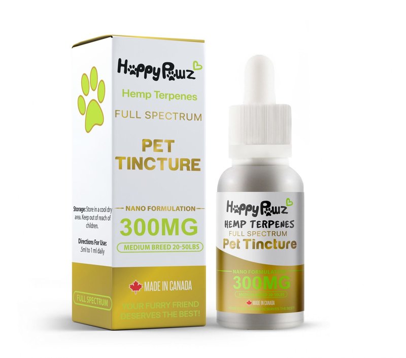 Happy Pawz Hemp Terpenes Pet Tincture