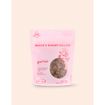 Bocce's Bakery Dailies Good Hair Salmon Recipe Soft & Chewys Dog Treats 6oz