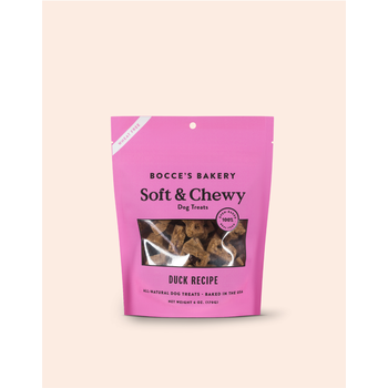 Bocce's Bakery Duck Recipe Soft & Chewy Dog Treats 6oz