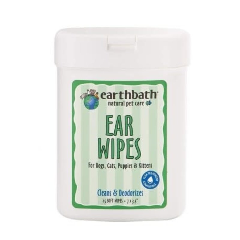 EarthBath Ear Wipes 25ct