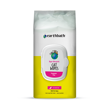 EarthBath Cat Wipes Hypo-Allergenic