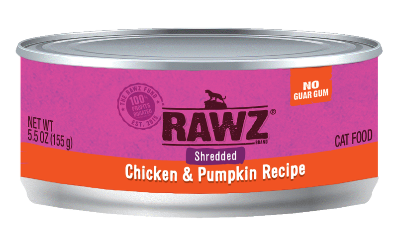 Rawz Natural PetFood Shredded Chicken & Pumpkin Recipe