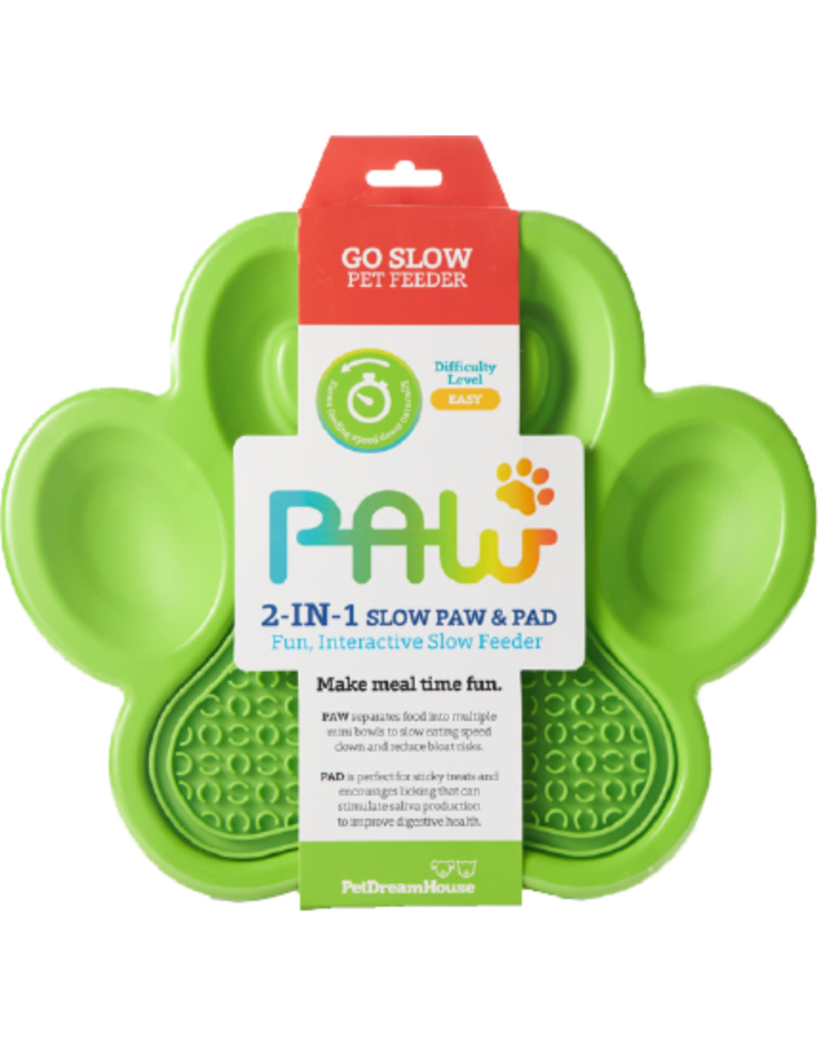 Pet Dream House PAW 2-1 Slow Feeder Green