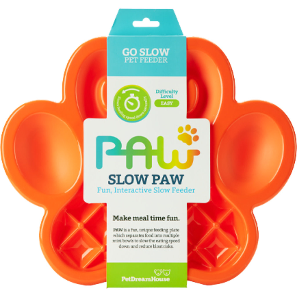 Pet Dream House PAW 2-1 Slow Feeder Orange