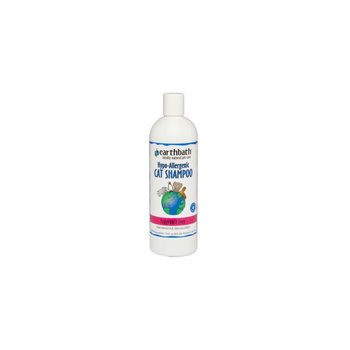 EarthBath Cat Shampoo Fragrance Free Hypo-Allergenic 16Oz