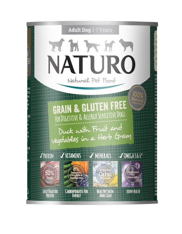 Naturo Pet Food Naturo Grain & Gluten Free Duck with Fruit and Vegetables in a Herb Gravy