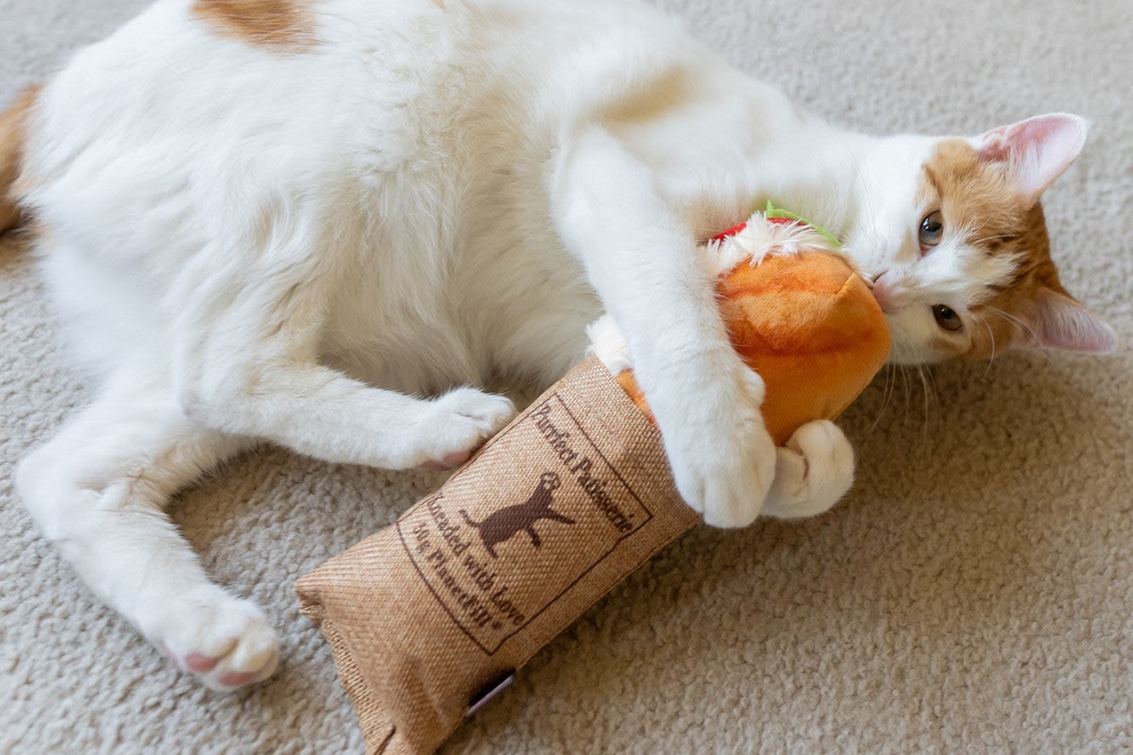 PLAY Feline Frenzy Plush - Catnip Kicker - Tuna Baguette