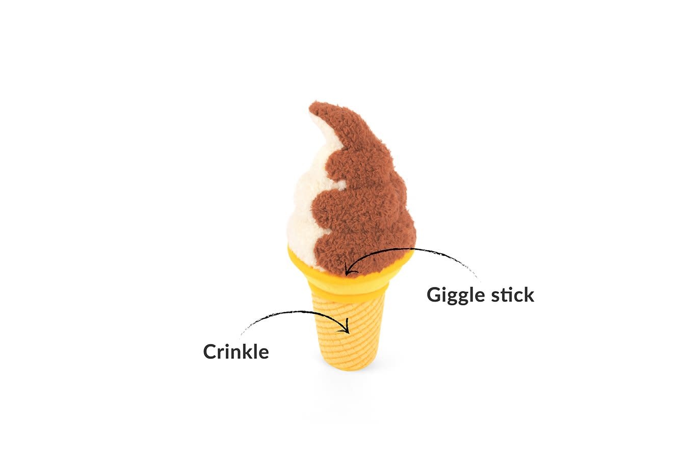 PLAY Plush Snack Attack Collection - Swirls n Slobbers Soft Serve